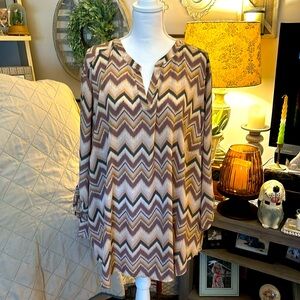 Chevron Plus Blouse 26/28